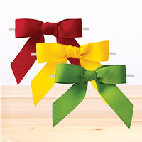 Grosgrain Bows with Twist Ties