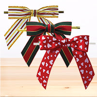 Seasonal Twist Tie Bows