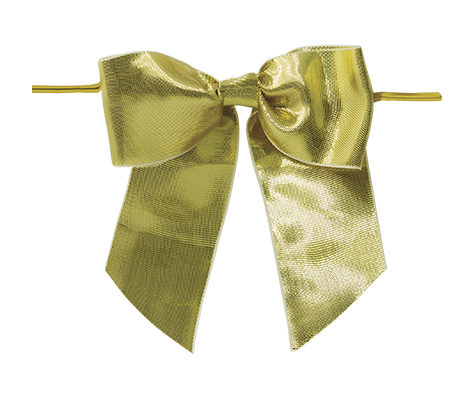 Gold Metallic Bow