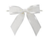 0029 White Ballet Bow