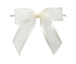 0810 Ivory Ballet Bow