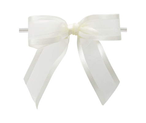 0810 Ivory Ballet Bow