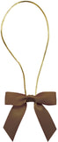 0850 Brown Bow + Elastic Loop
