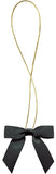 0030 Black Bow + Elastic Loop