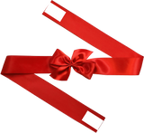 0250 Red Bow + Ribbon Wrap