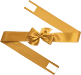 0690 Old Gold Bow + Ribbon Wrap