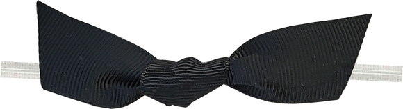 0030 Black Grosgrain Love Knot Bow