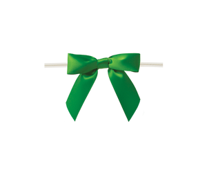 0580 Emerald Green Satin Bow