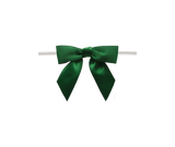 0587 Forest Green Satin Bow