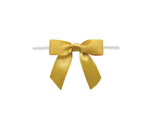 0690 Old Gold Satin Bow