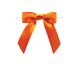 0750 Torrid Orange Satin Bow