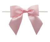 0117 Lt. Pink Satin Bow