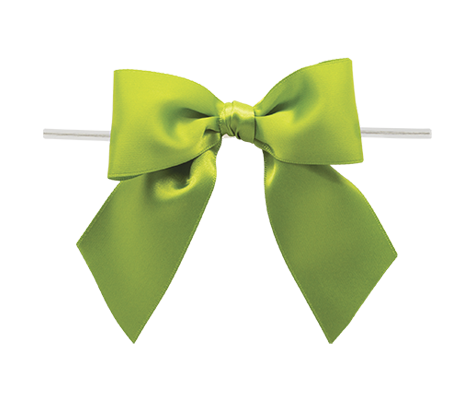 0548 Kiwi Satin Bow