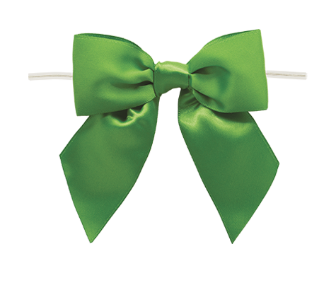 0580 Emerald Green Satin Bow