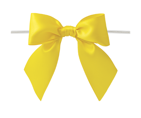 0645 Daffodil Satin Bow