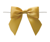 0690 Old Gold Satin Bow