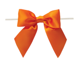 0750 Torrid Orange Satin Bow