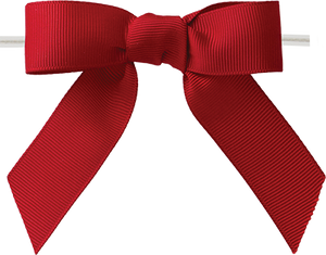 0250 Red Grosgrain Bow