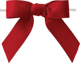 0250 Red Grosgrain Bow