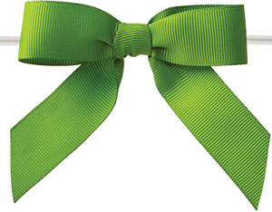 0550 Apple Green Grosgrain Bow