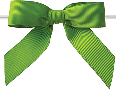 0550 Apple Green Grosgrain Bow