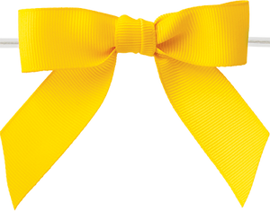 0650 Maize Yellow Grosgrain Bow