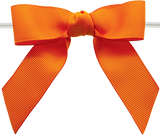 0750 Orange Grosgrain Bow