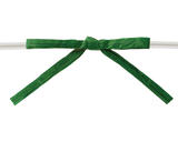 Packaging Express_0587 Emerald Paper Raffia Bow w/ Clear Twist-Tie