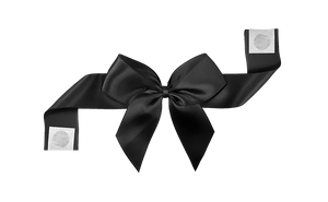 Packaging Express_0030 Black Pretie Bow with Glue Dot