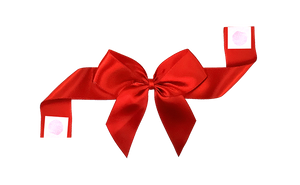 Packaging Express_0250 Red Pretie Bow with Glue Dot