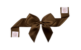 0850 Brown Pre-tie Bow with Glue Dot