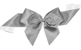 0012 Silver Pre-tie Bow with Glue Dot