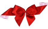 0250 Red Pre-tie Bow with Glue Dot