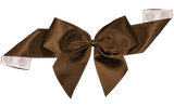 0850 Brown Pre-tie Bow with Glue Dot