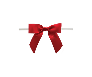 0250 Red Satin Bow