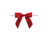 0250 Red Satin Bow