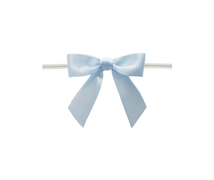 0305 Lt. Blue Satin Bow