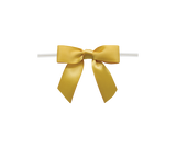 0690 Old Gold Twist Tie Bow